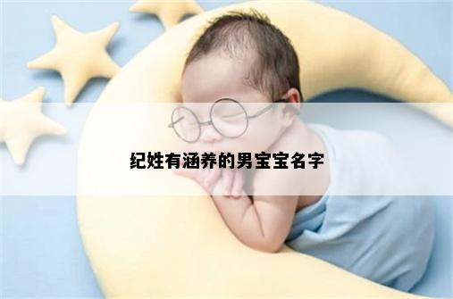 纪姓有涵养的男宝宝名字